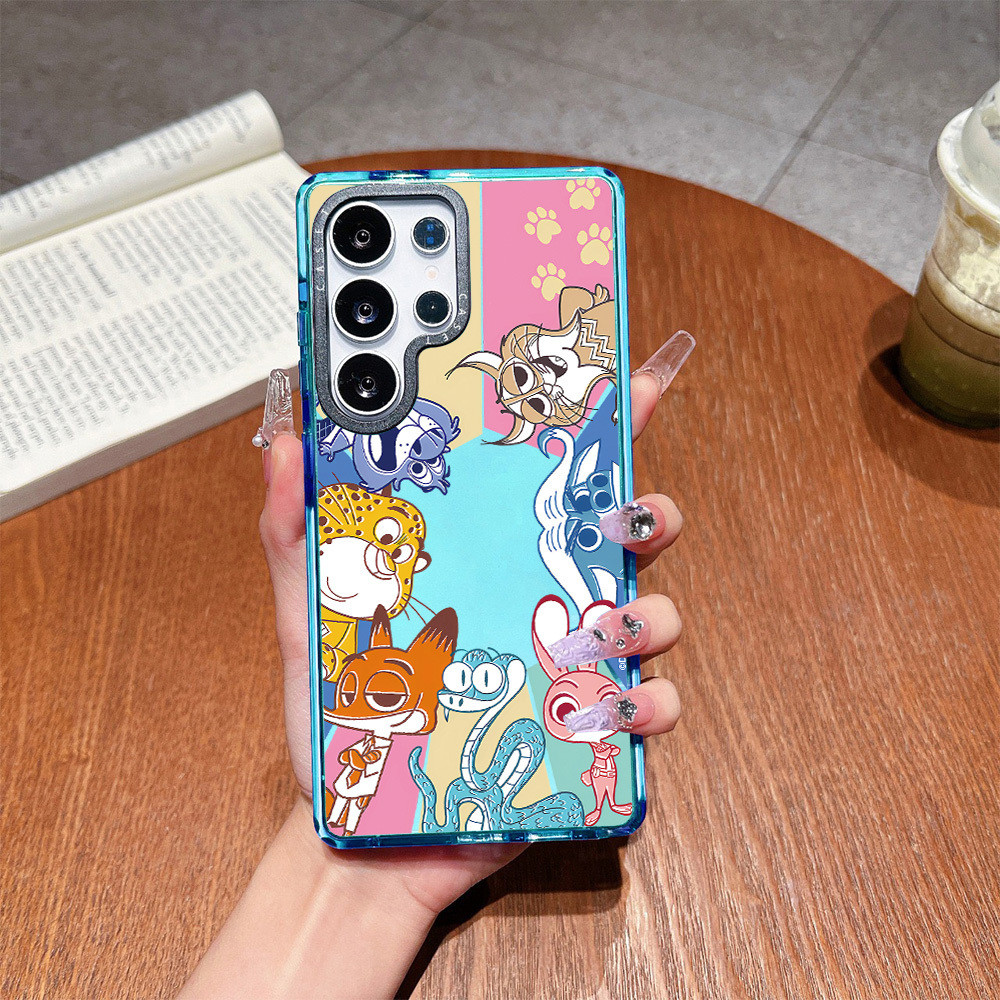 Ốp Màu Cho Galaxy S23 S24FE S23ULTRA S24ULTRA S25ULTRA Vỏ Hoạt Hình Dễ Thương Zootopia 2 Có Thể Là B