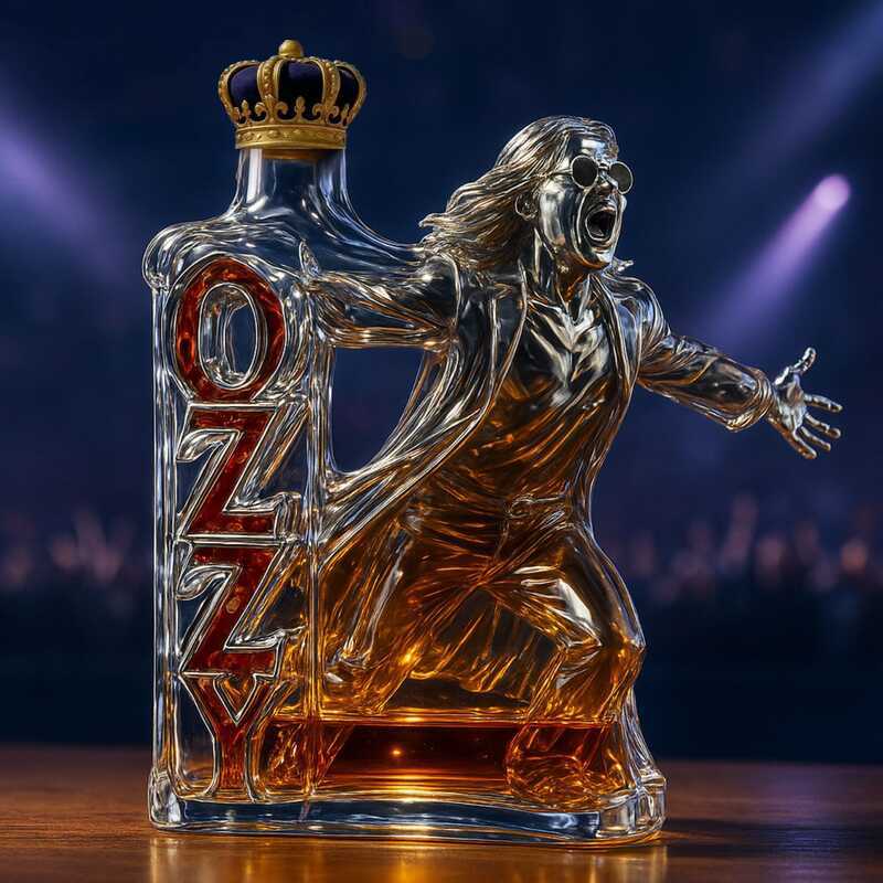 Sản phẩm mới ozzy ozzy Scream Whisky Chai Hình Nhân Vật Bình