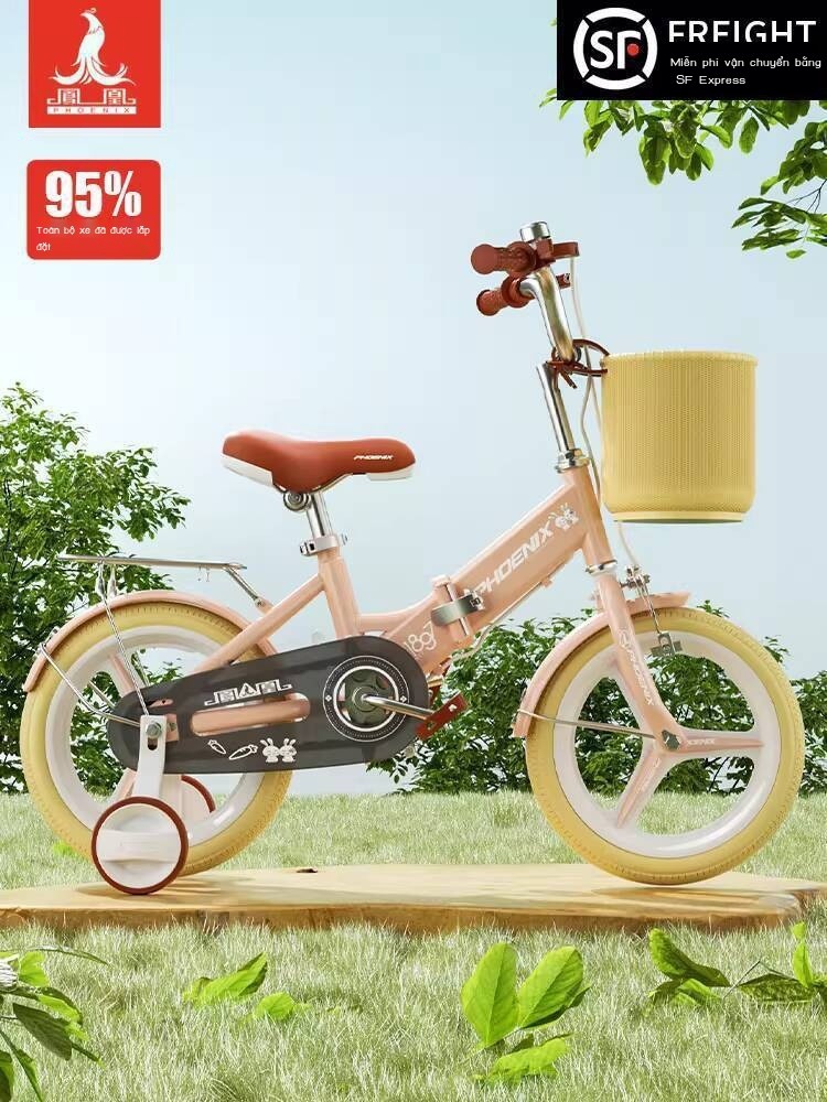 Xe em trai 4-6-7-10 tuổi, gấp trẻ em, xe có bàn đạp cho bé gái