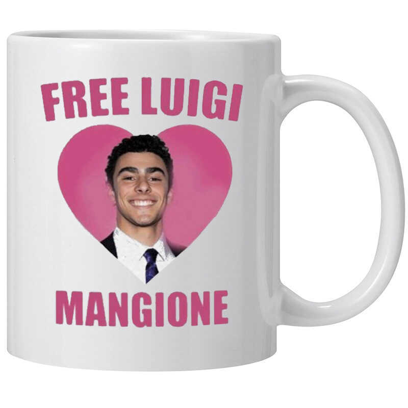 MIỄN PHÍ LUIGI Gốm Cốc Cà Phê Mangione Trà CEO Khách Hoa Kỳ