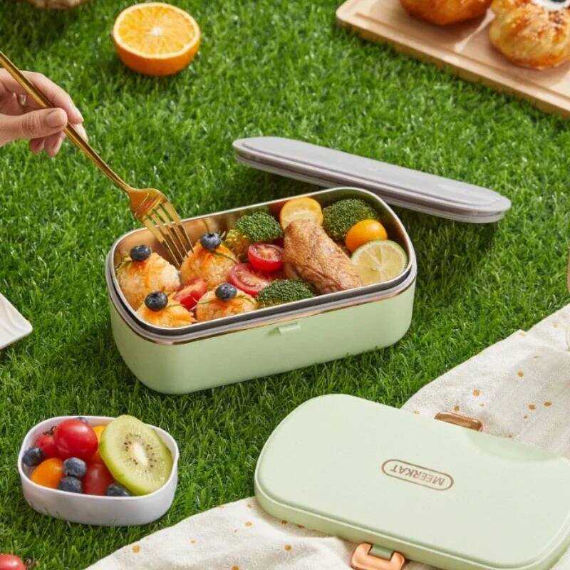 Điện Lh Box Bento Không Nước Làm Nóng Nhanh Di Động Cách Nhiệt Bữa Ăn mer Cho Off Home Ký Túc Xá Du 