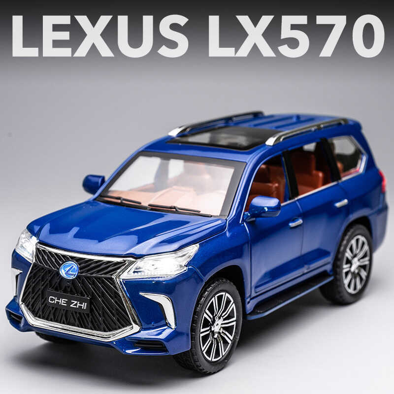 Xe 1: 24 Lexus LX570 Hợp Kim Xe Mô Hình Mô Phỏng Xe Địa Hình Đồ Trang Trí Đồ Chơi Trẻ Em Xe Ô Tô