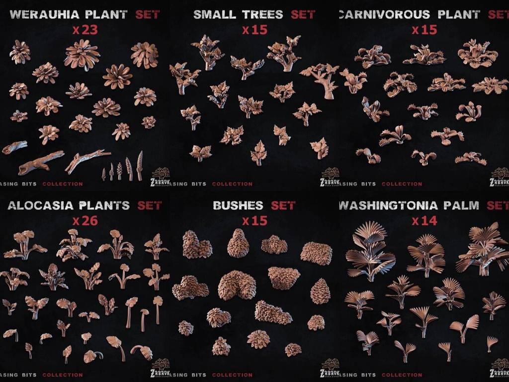 [DND] Phụ kiện cảnh cỏ thực vật Warhammer DND Running Team Board Game Cờ vua Mảnh DIY Mô hình địa hì