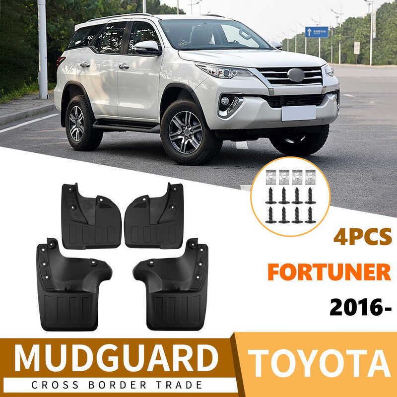Thích hợp cho Toyota Fortuner Fortuner 2016-2025 Xe Fender Piwa Tiếp Liệu Mud Flaps & Splash Guards