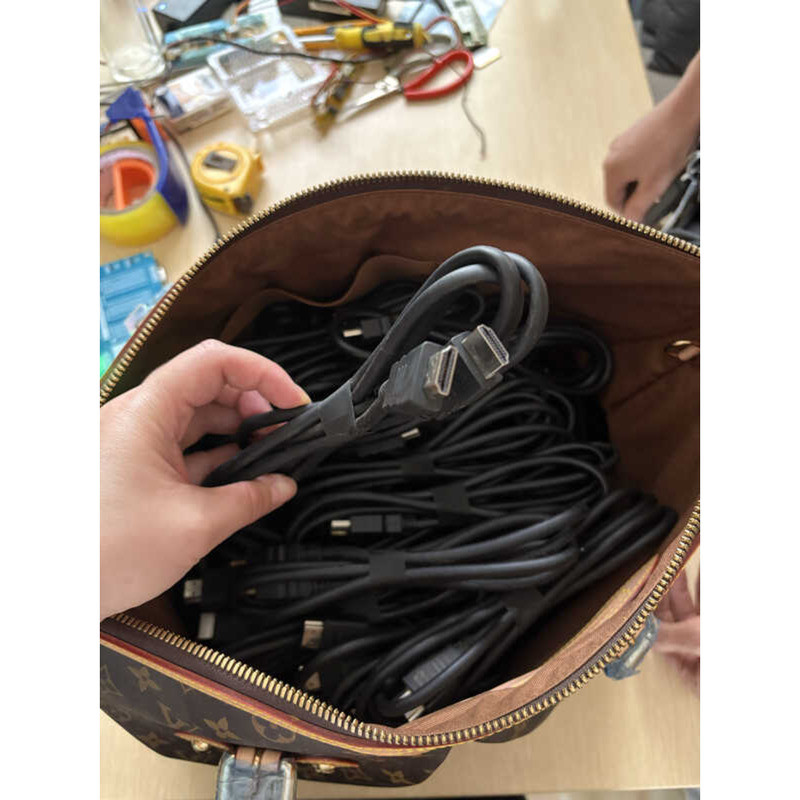 Cáp dữ liệu HDMI HD, màu mới, dài 1,5 mét, 63 miếng. 9.9 Yuan One Piece, Phí vận chuyển tự chăm sóc 