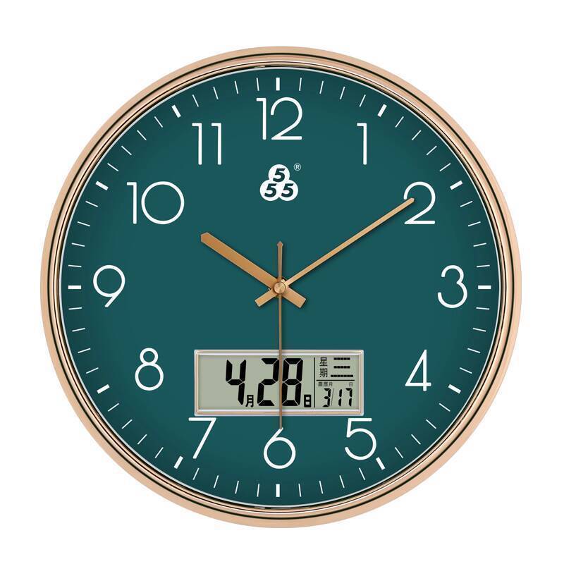 [HOT HIT] Đồng thạch anh thương hiệu Shanghai Sanwu 555, treo tường điện tử, thời trang gia đình,