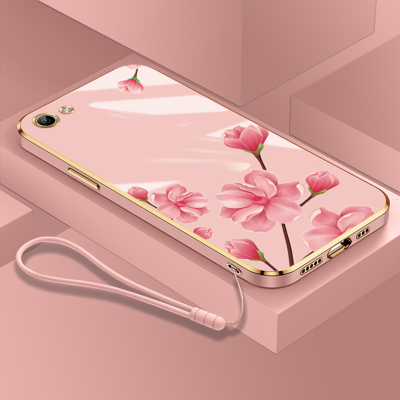 Ốp lưng Vivo Y71 Y71i Y66 Y67 Y75 Y79 V5 Lite V5S V5 Plus V7 Plus Ốp điện thoại TPU lan mạ silicone 