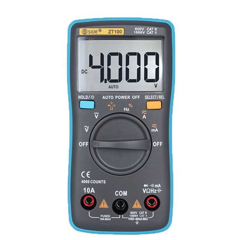 BSIDE Elmo ZT102 Đồng hồ vạn năng tự động Kỹ thuật số có độ chính xác cao Sửa chữa thợ điện Đồng hồ 