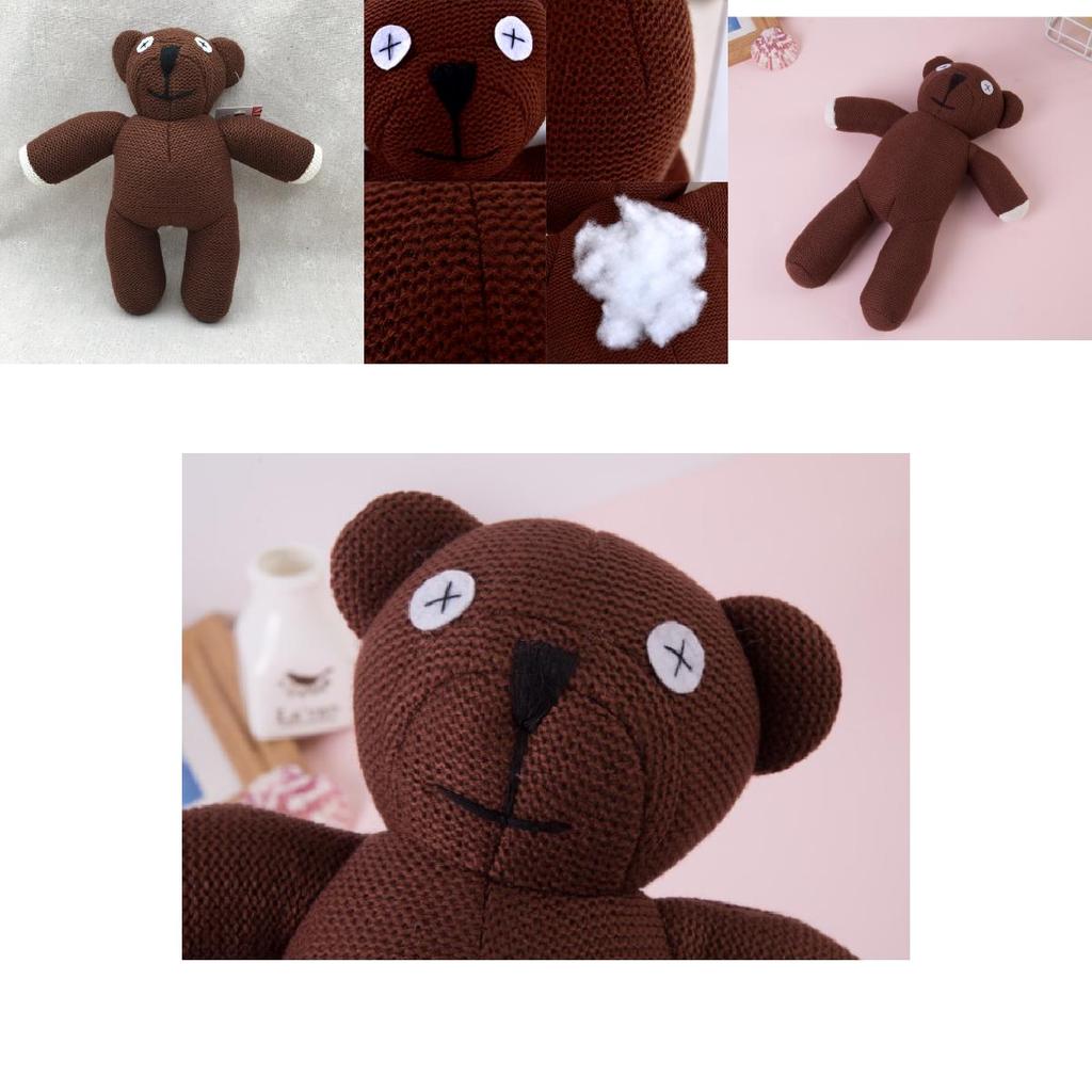 Gấu bông Mrbean Đồ chơi sang trọng đầy lông tơ và đàn hồi Pp biến dạng Cotton Không