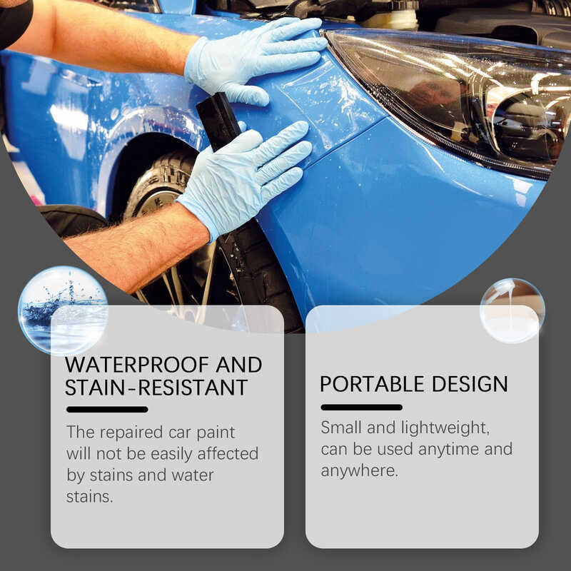 Rayhong Car Blue Touch-Up Pen Car Touch-Up Paint Sơn ô tô Scratch Repair Car Color Care Pen