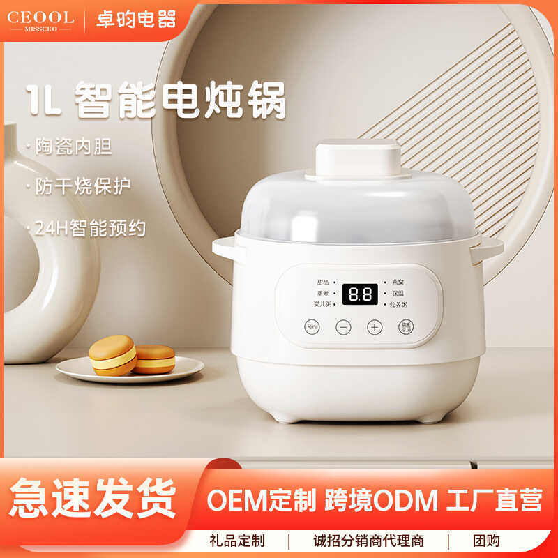 Miss President Electric Stew Pot Đa Năng Hộ Gia Đình Nồi Canh Tự Động Sức Khỏe Tổ Chim Stew Pot Gốm 