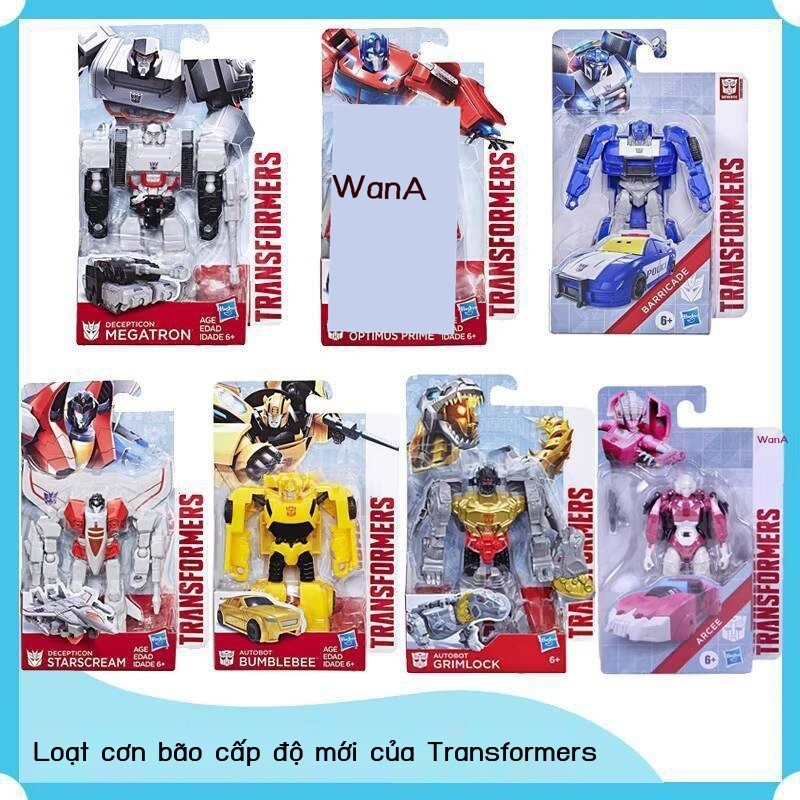 [Mẫu mới] Robot ô tô Transformers Storm Series Optimus Prime Bumblebee Megatron Red Knight Lockdown