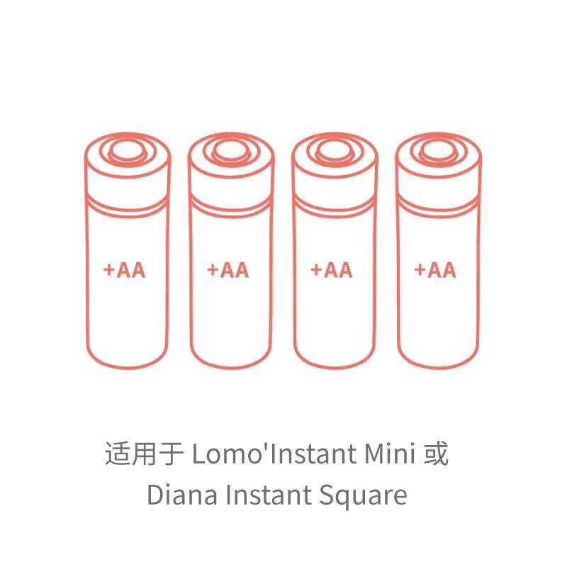 Lomography Lomography Lomography Polaroid Film Camera Pin Nhiều mẫu xindianS