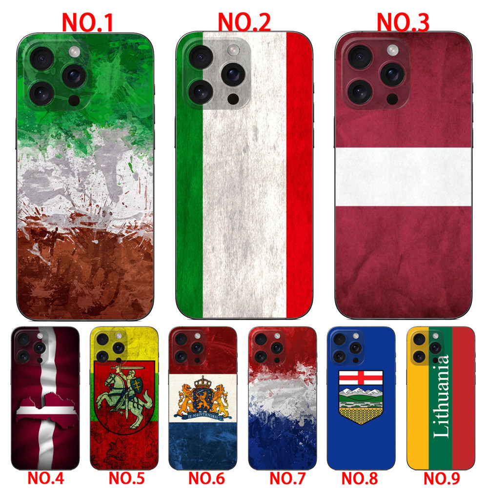 Ý Lithuania Latvia Ốp lưng cho OPPO A7 A12 A3 4G A3X A5i A15 A15S A57 A77 A77S A74 A94 Reno 10 Reno 