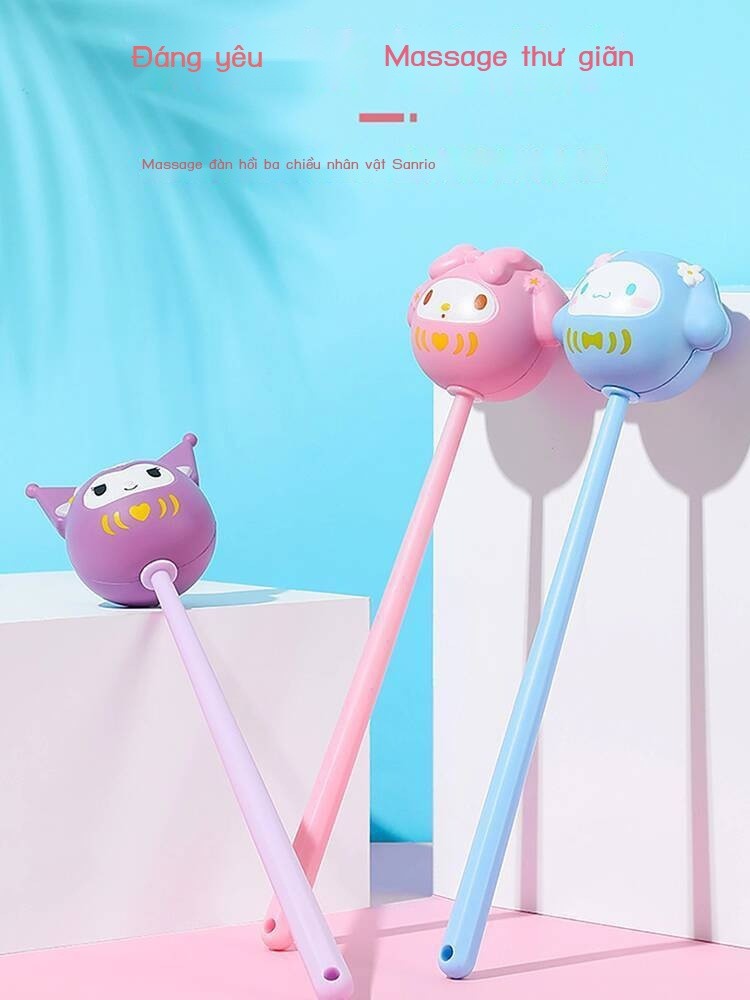 Sanrio MINISO massage đàn hồi 3D Cinnamoroll lưng Pochacco Búa vai My Melody