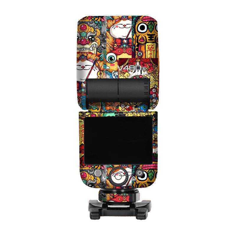 Thích hợp cho phụ kiện đèn flash Godox V480 Phim bảo vệ V480 Flash Sticker Da trọn gói