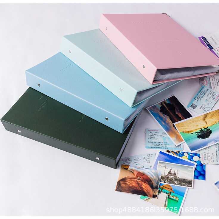 10cm 20cm Bưu Thiếp Máy Bay Vé Vé Vé Phim Vé Xe Lửa Vé xen kẽ Album Ảnh Dung Tích Lớn Lưu Trữ Sách