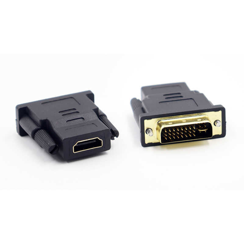 Bộ chuyển đổi DVI sang HDMI DVI Male sang HDMI Female HD HDMI / DVI Male 24 + 1 Adapter