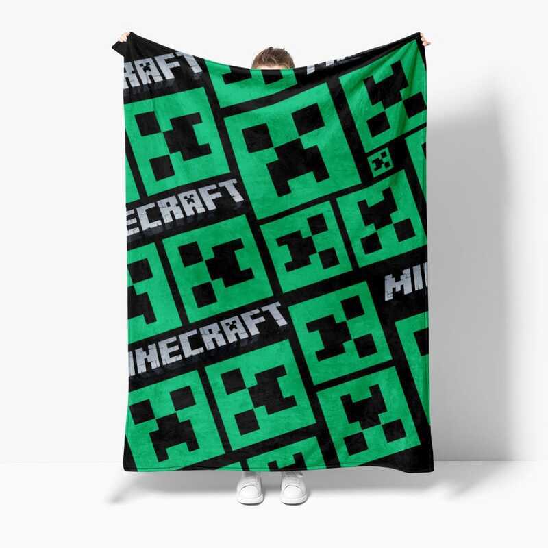 Game 3D Minecraft Minecraft Nap Chăn Flannel In Chăn Ngủ Ấm Áp
