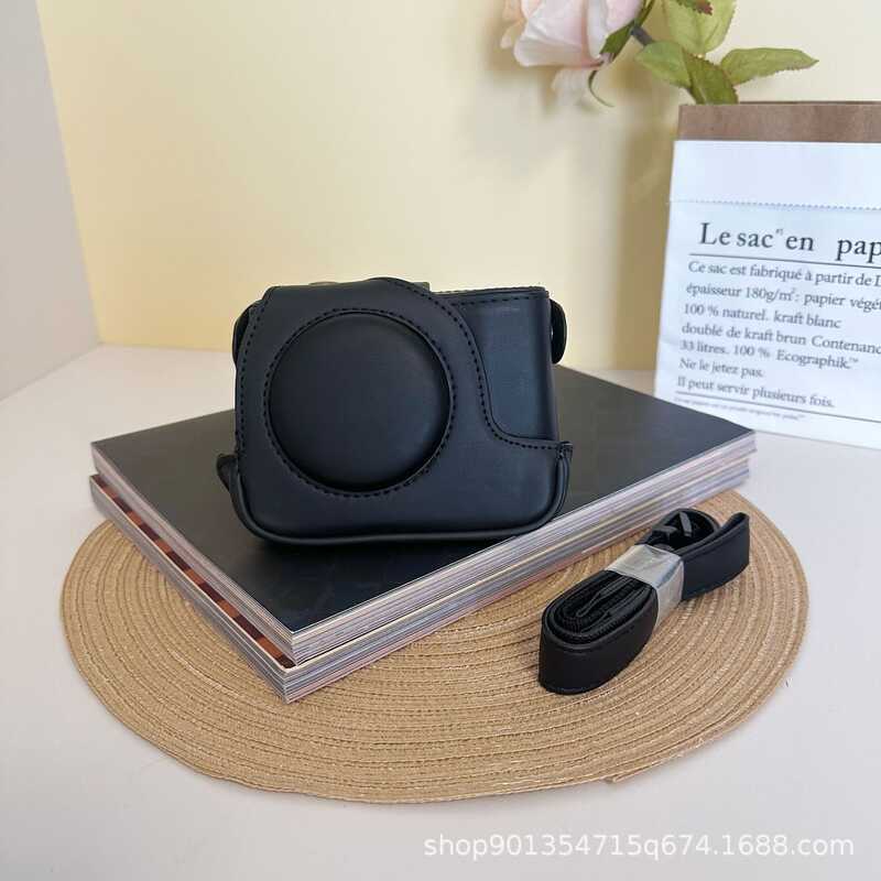 Thích hợp cho máy ảnh Canon G12 G11 Bao da đeo vai Túi máy ảnh g12 Túi máy ảnh g11 Vỏ bảo vệ cổ điển