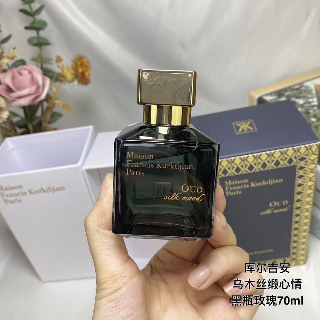 Đệm Mới 37MFK Francis Kurkdjian Oud Satin Mood Perfume 70ml Chai Đen Unisex Nước Hoa Maison Francis 