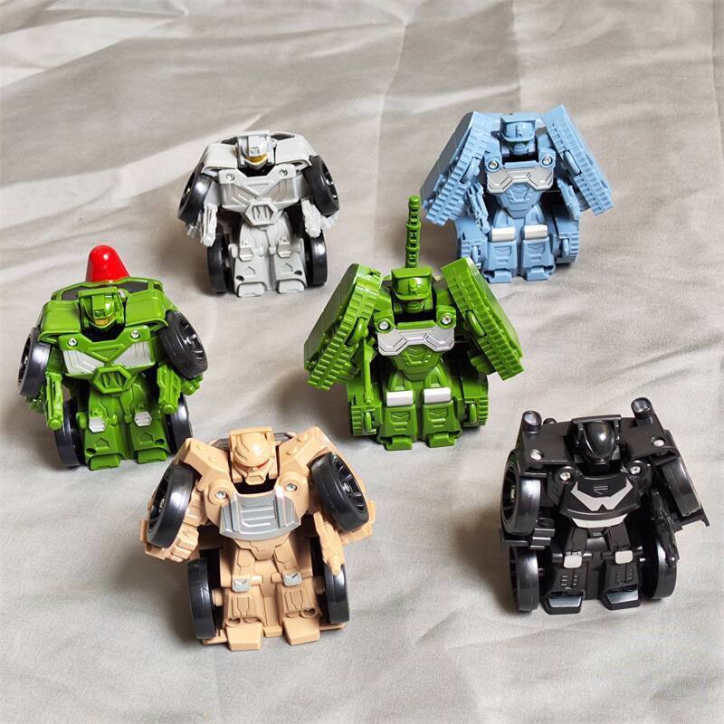 (Date mới) Đồ chơi biến Mini King Kong Xe Bumblebee Robot Megatron Người Nhện Chỉ huy Đỏ Mô hình hà
