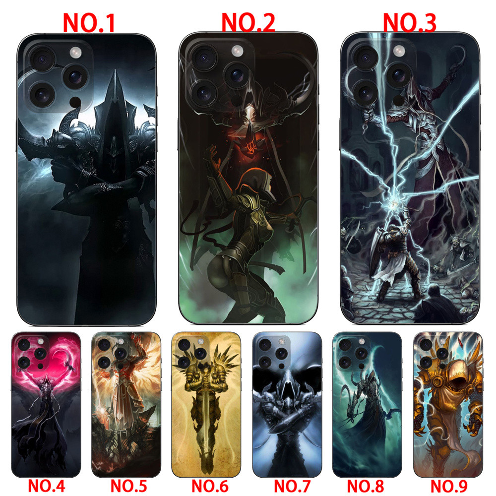 Ốp điện thoại diablo 3 cho iphone X XS XR 7 8 PLUS 11 pro max 12 pro max 13 pro max 14 pro max 15 pr