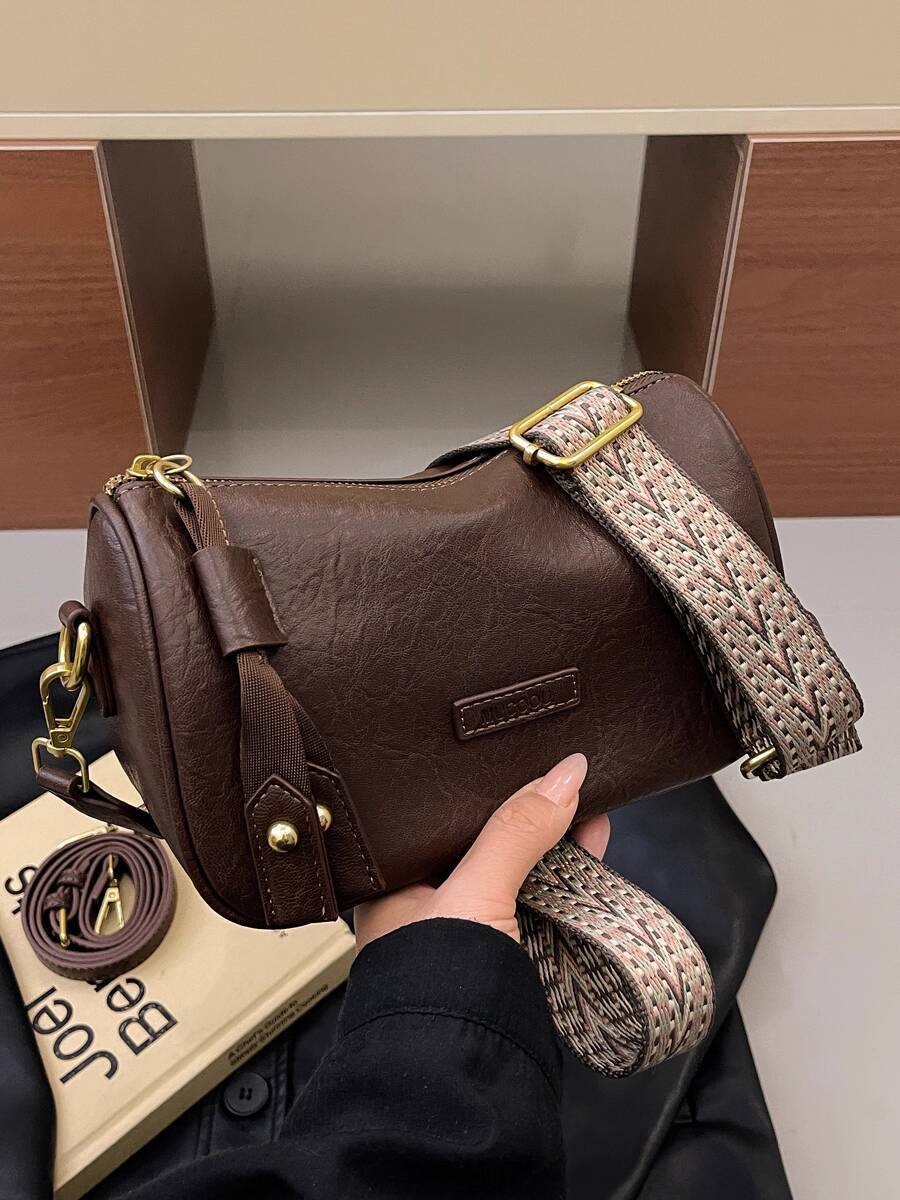 Bắn thật❤ Túi Nhỏ Siêu Nóng Nữ 2025 Phong Cách Mới Niche Bán Chạy Retro Boston Gối Túi Phù Hợp Với V