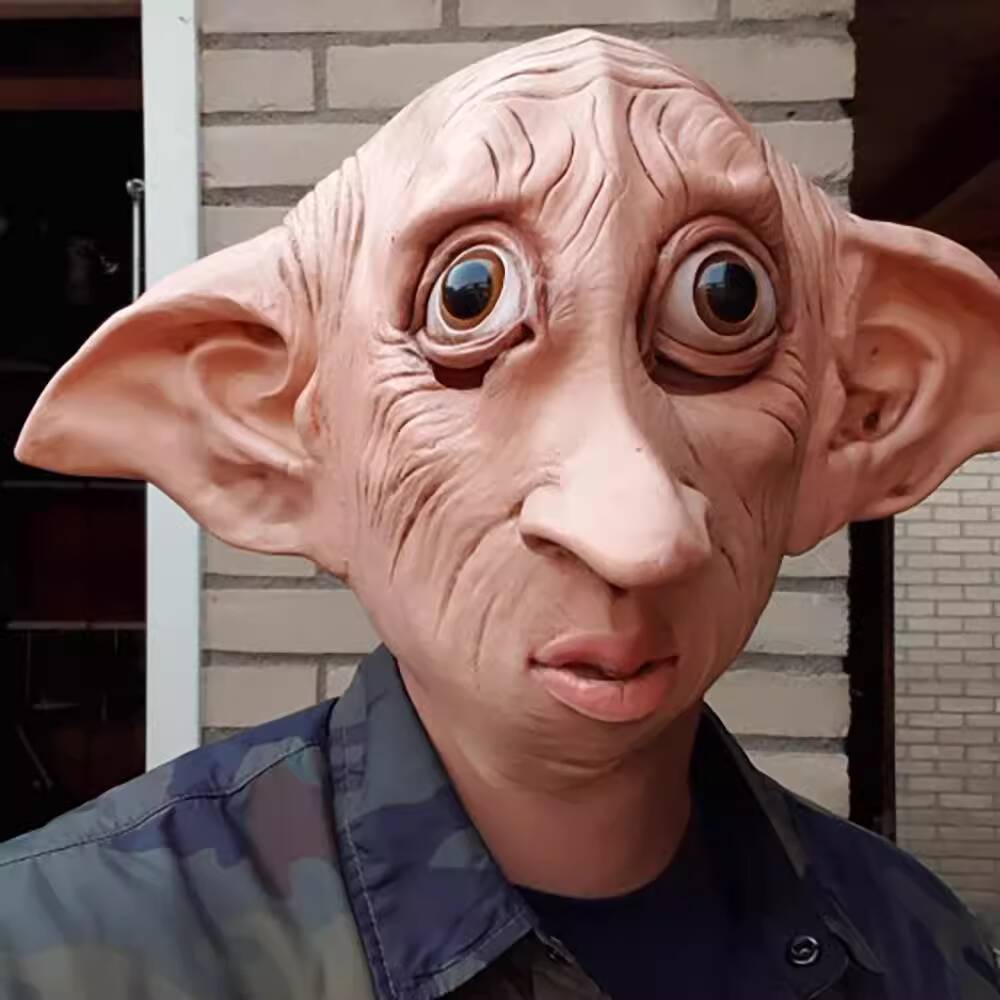 [SIÊU HOT 2025] Mặt nạ latex Dobby Elf Harry Potter cosplay Halloween dễ thương hài hước phụ kiện t