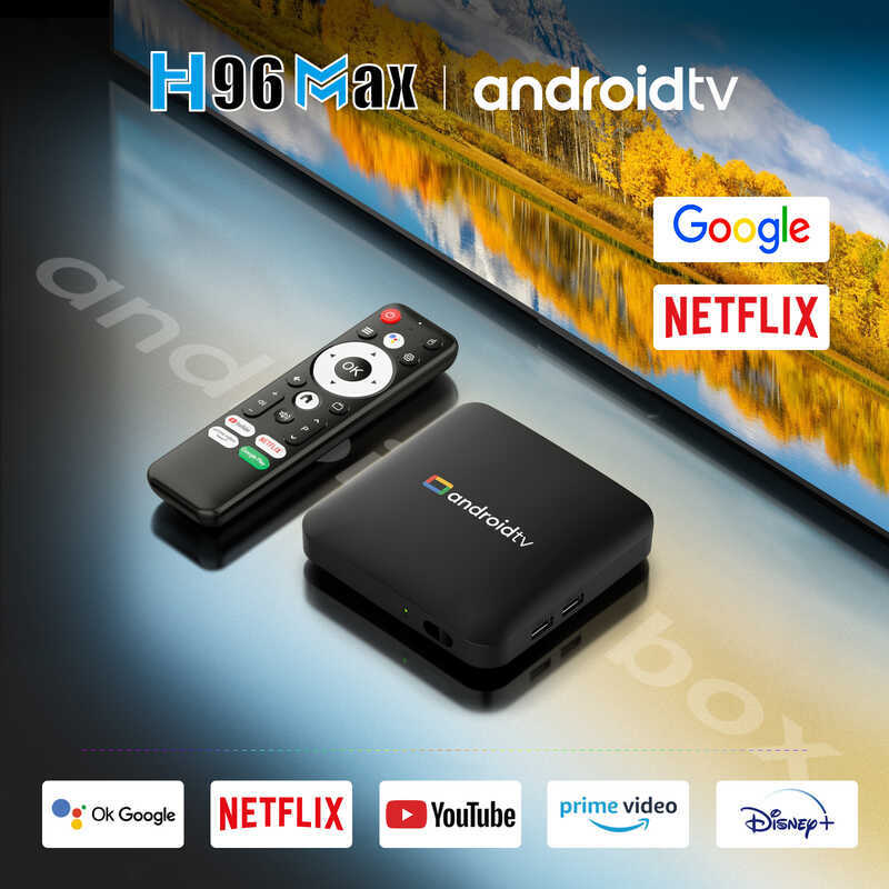 H96Max S905L3 Set Top Box 14 TV Box HD 4K Bluetooth Network Player