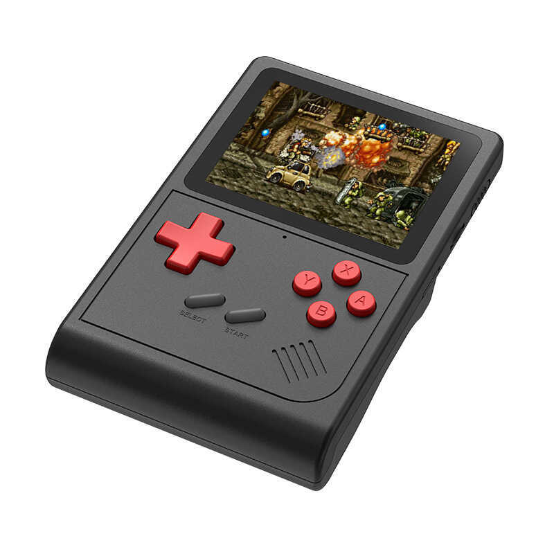 Nhà máy mới GB300 Máy chơi game FC Red White Game Cầm tay 6000 trò chơi 10cm HD Màn hình lớn