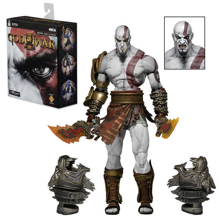 NECA Thần Chiến Tranh 3 Ultimate Kratos Kratos Kratos Kratos Đóng Hộp Phiên Bản Cao Cấp Hình Mô Hình