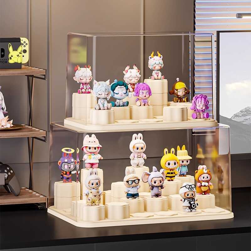 My My My Mystery Box Hộp trưng bày Tủ trưng bày bằng tay trong suốt Pop Mart Hộp trưng bày Hộp bí ẩn