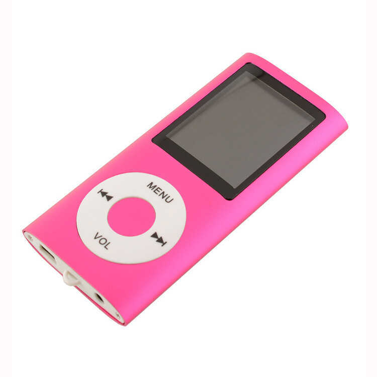 Thẻ MP4 Little Slimmer Thế Hệ Thứ 4 MP4 Máy Nghe Nhạc MP3 Cắm Thẻ Nhớ TF