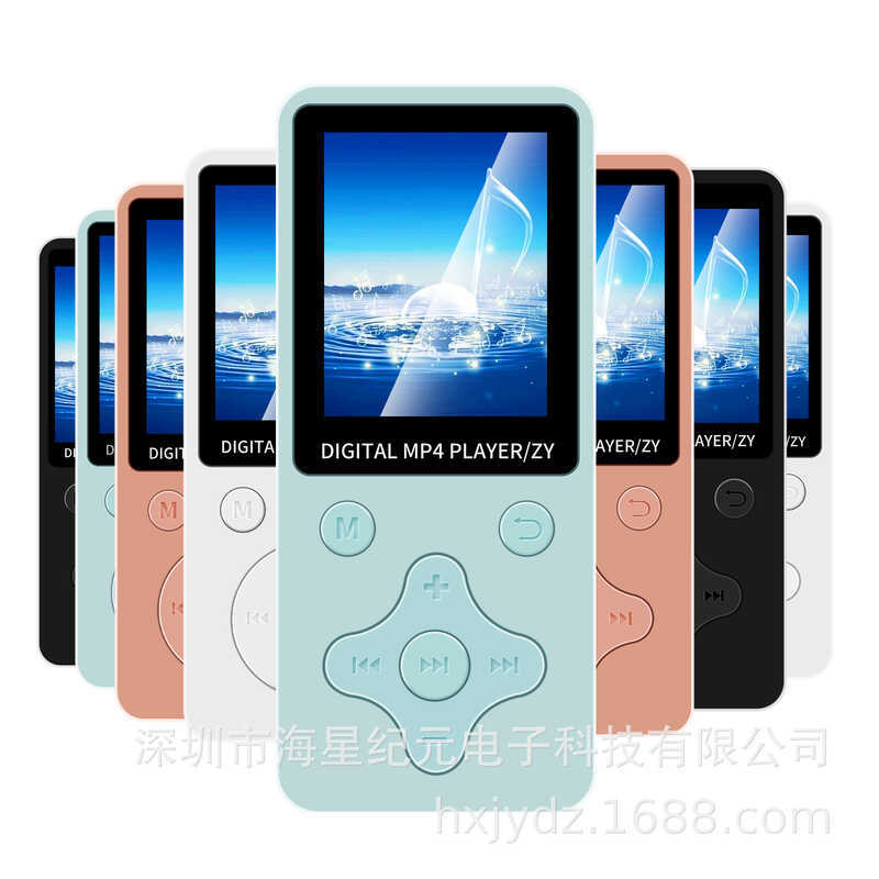 Thẻ Bluetooth T1 MP3 Mỏng Nhẹ Di Động Có Màn Hình MP3 Máy Nghe Nhạc Video MP4 MP3