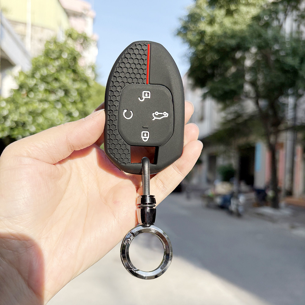 Chìa Khóa Silicon Bảo Vệ Mũ Cho GAC Trumpchi GS8 Emrow Mbao Emzoom Empow 2024 2025 Chìa Khóa Móc Khó