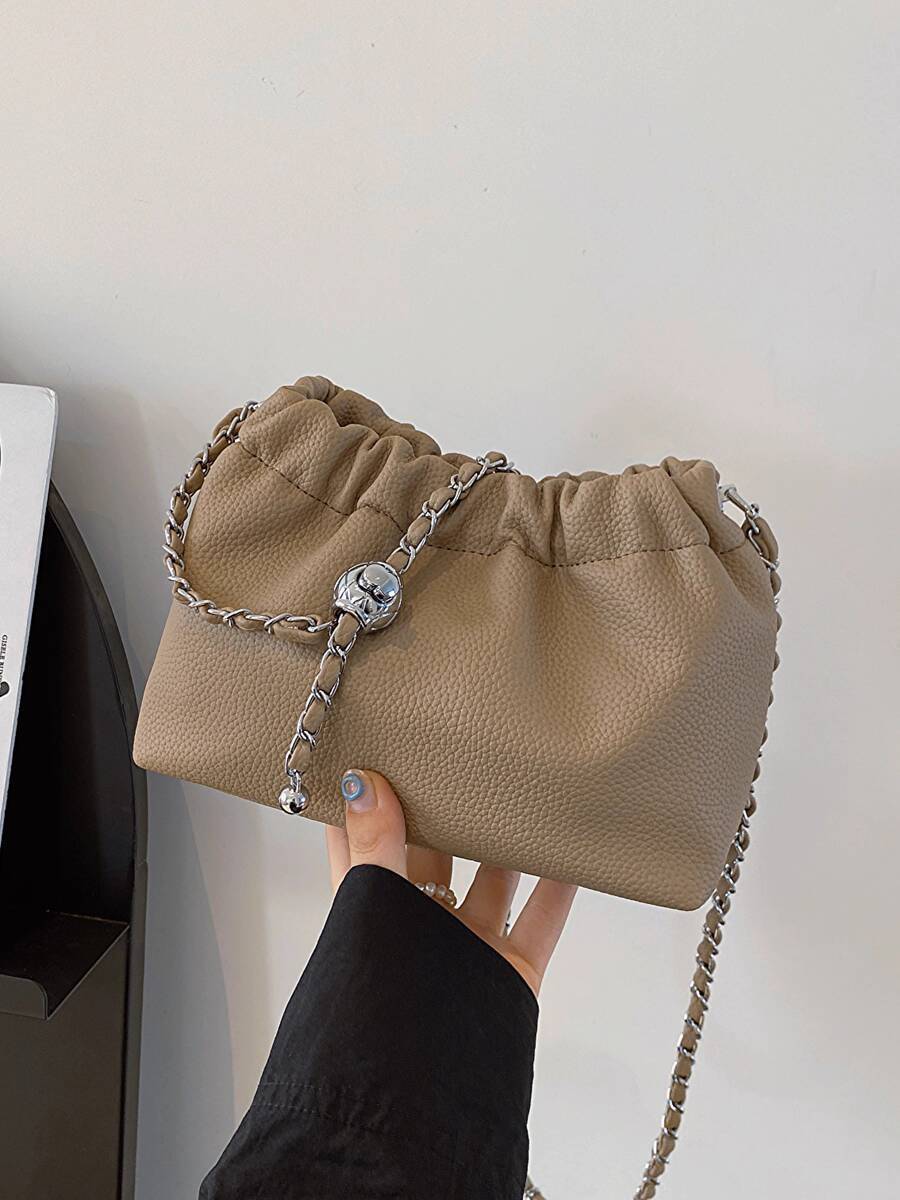 Phong Cách Nóng Năm nay Túi Phổ Biến Nữ Phong Cách Mới 2025 Mùa Hè Dây Xích Xô Túi Nhỏ Influencer Ni