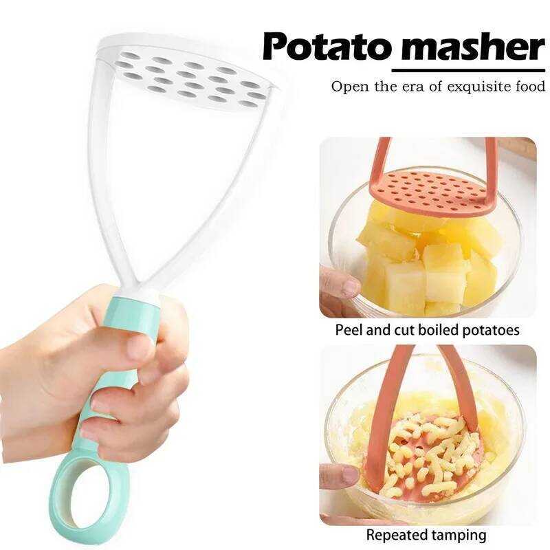 Nhà Bếp PP ép Masher Ricer Puree Juice Maker Khoai Tây Pusher Mịn Nghiền Khoai Tây Máy Nghiền Dụng C