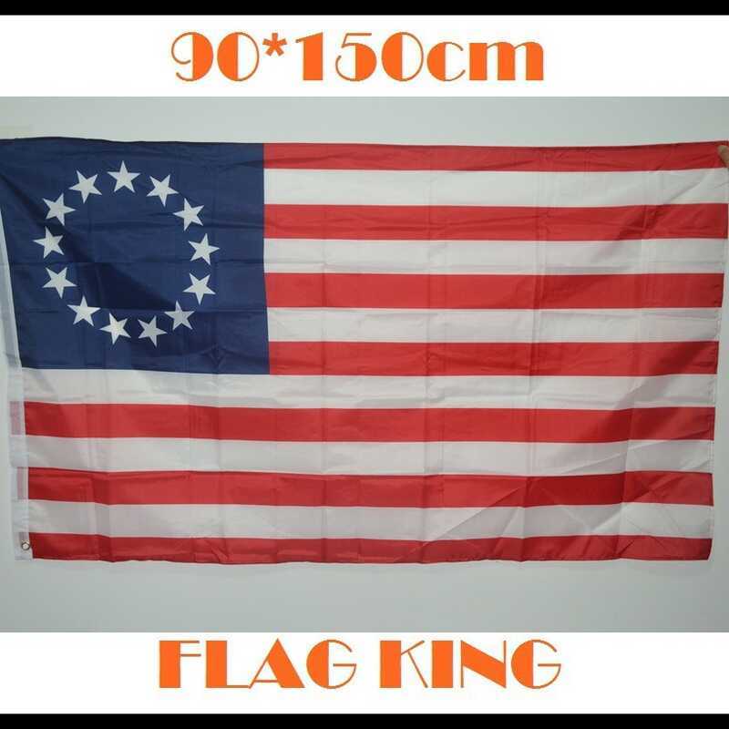 In kỹ thuật số 90 * 150cm 3 * 5ft Cờ Betsy Ross Betsy Ross Fg Cờ Mỹ