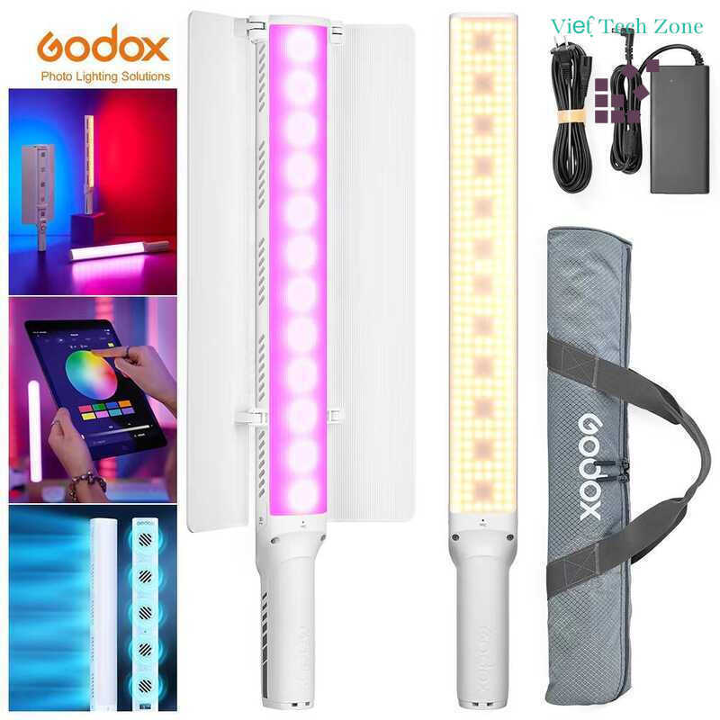 Đèn LED Godox LC1000Bi LC1000R 100W RGB Hai màu 2500K-8500K RGB Đèn video LED | Nguyên bản