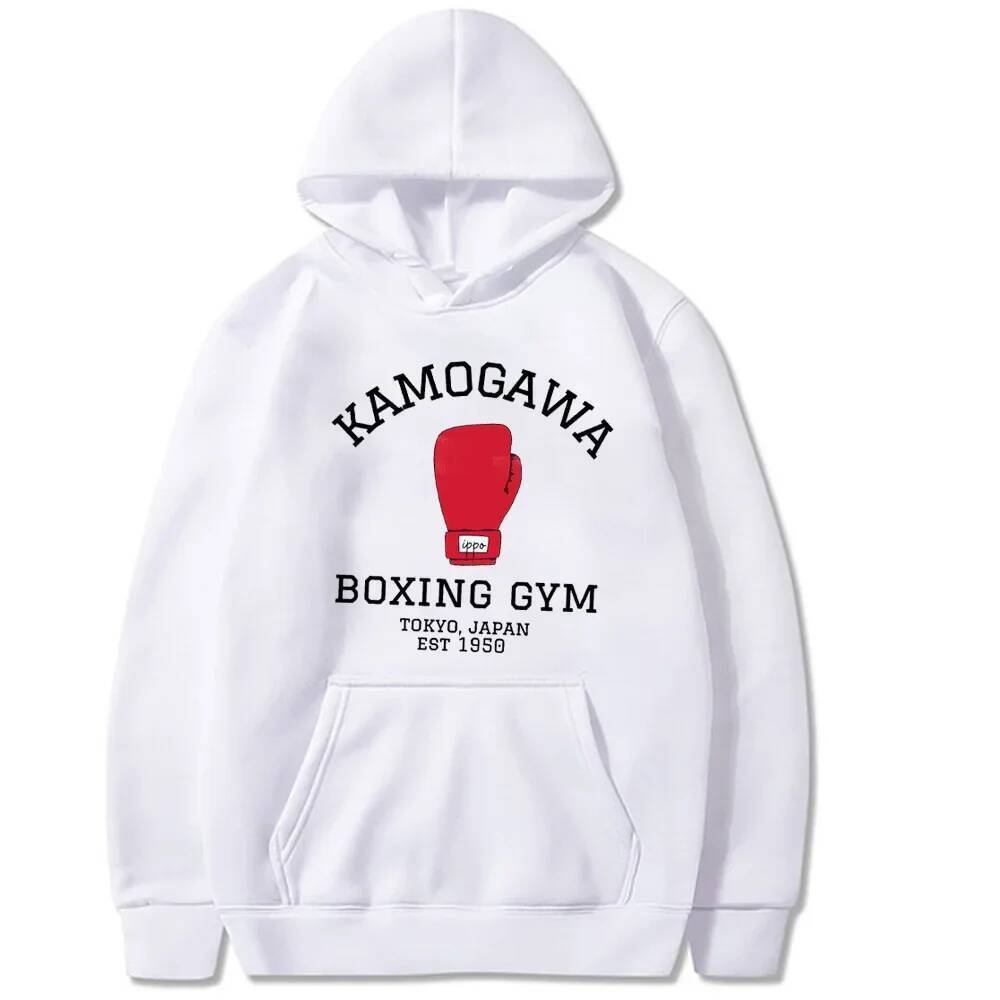 Áo hoodie nam dáng rộng phong cách Hajime No Ippo, trendy và thoải mái
