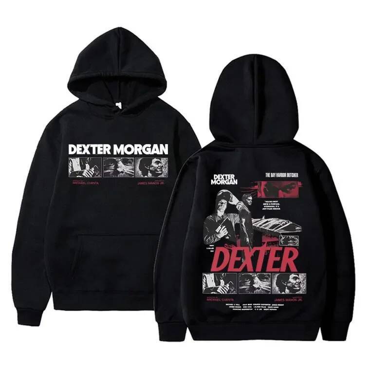 Áo hoodie nam Dexter Morgan phong cách retro, chất liệu nỉ, phù hợp cho người yêu thích series truyề