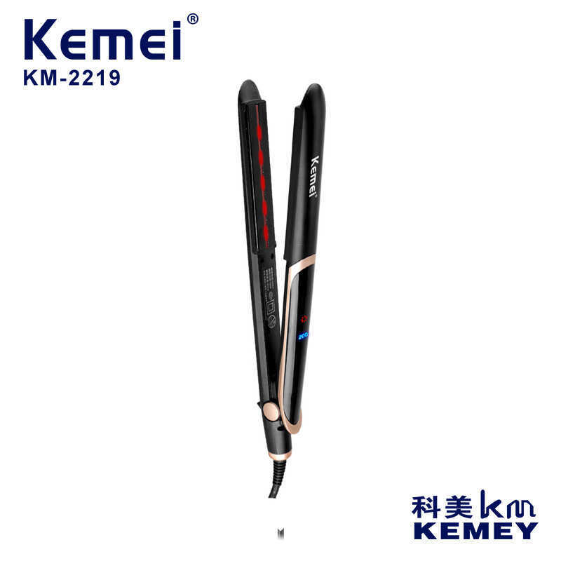Kemei / Kemei Máy duỗi tóc Nẹp KM-2219 Không Làm tổn thương Máy duỗi tóc Công dụng kép Máy duỗi tóc 