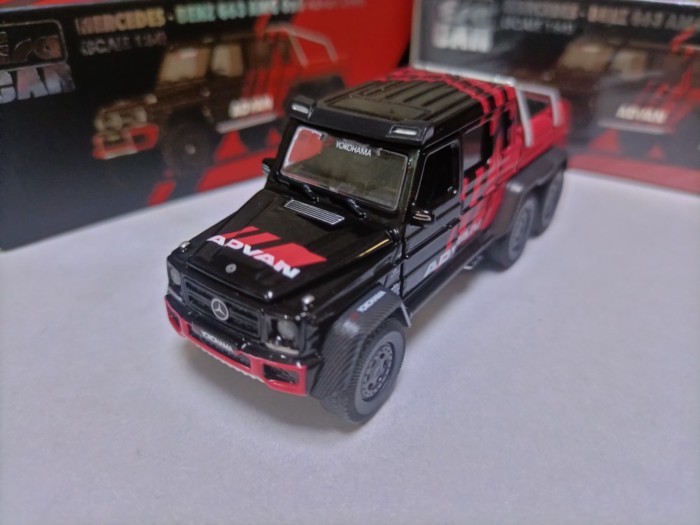 Era Car 1 64 Mercedes-Benz Six-Wheel Drive Off-Road Vehicle Model G63 AMG 6x6 ADVAN
