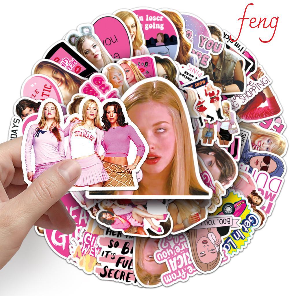 Thể Hiện Phong Cách Của Bạn Với 50 Chiếc Mean Girls Tv Show Miếng Dán Dễ Thương Chống Thấm Nước