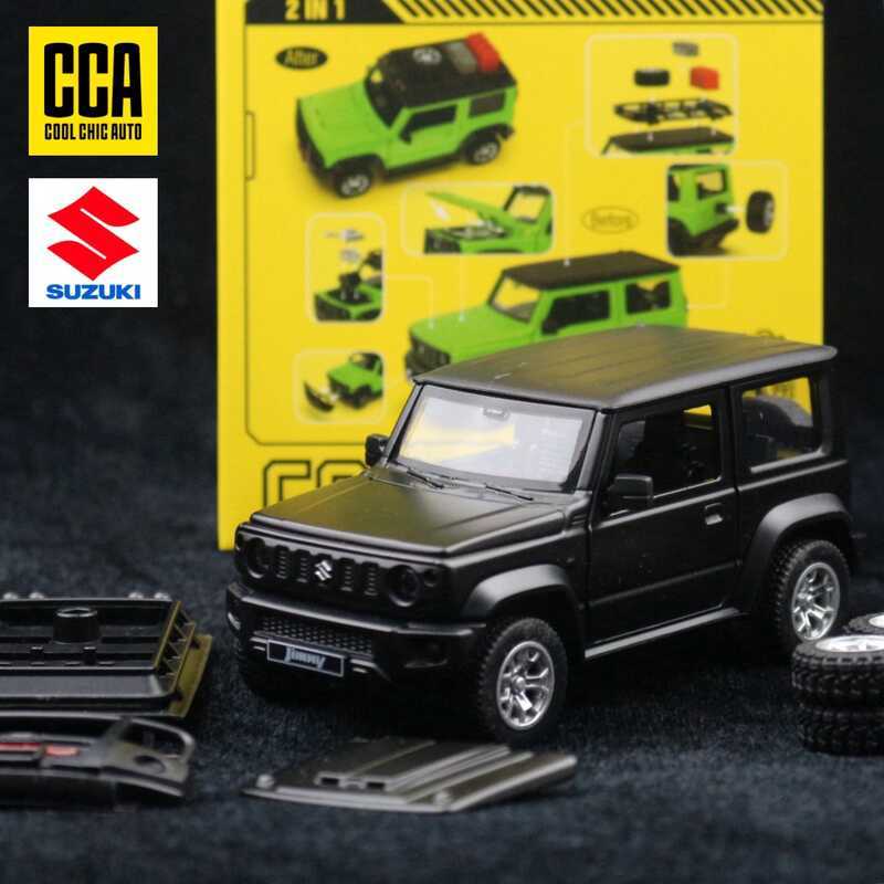 Caipo CCA Xe Hợp Kim Đồ Chơi Trẻ Em 1 / 32 Suzuki Jimny SUV Tĩnh Mô Hình Lắp Ráp Xe Mô Hình Hộp