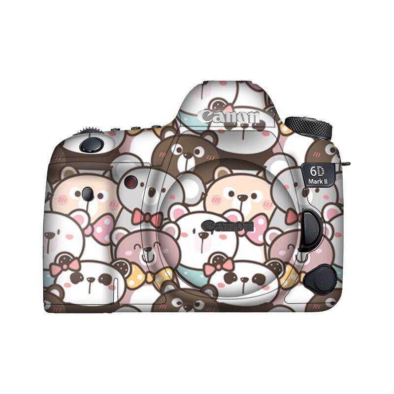Thích hợp cho Canon 6D2 Nhãn dán thân máy ảnh 6D2 Phim bảo vệ cơ thể Phim hoạt hình Phong cách Trung