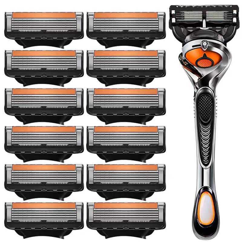 Universal a Peak Hidden Smooth Manual Razor Sharp Speed Blade Nam 5 lớp Geely Dao cạo lưỡi dao cạo x