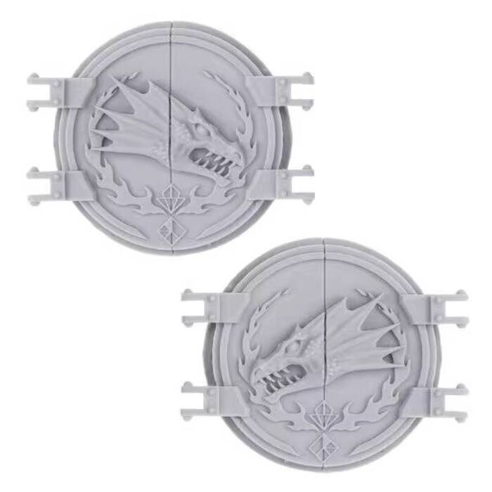 [warhammer] Space Warrior Salamander Dismo Rhino Door Panel Mô hình nhựa