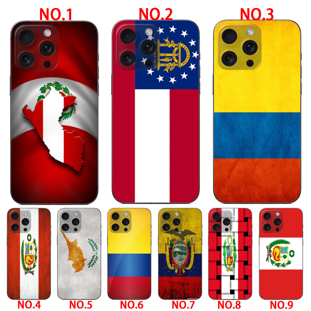 Ốp lưng Colombia Peru Síp Georgia cho OPPO A7 A12 A3 4G A3X A5i A15 A15S A57 A77 A77S A74 A94 Reno 1